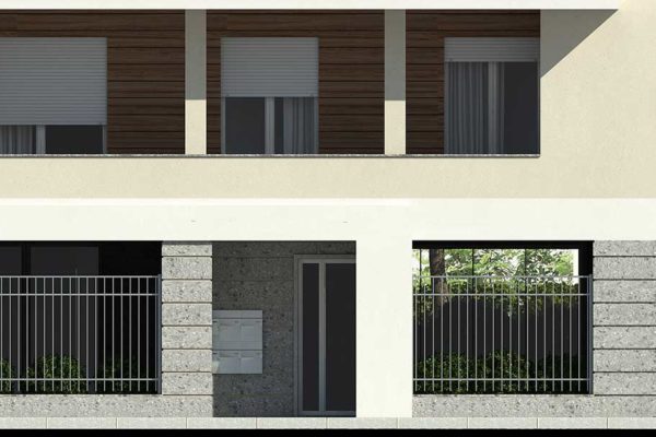 Arcolinea - Milano Via Abba - Palazzina residenziale - render