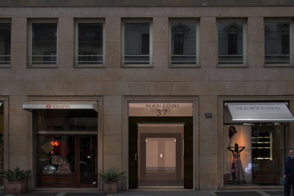 Arcolinea - Ristrutturazione ingresso Milano - Render
